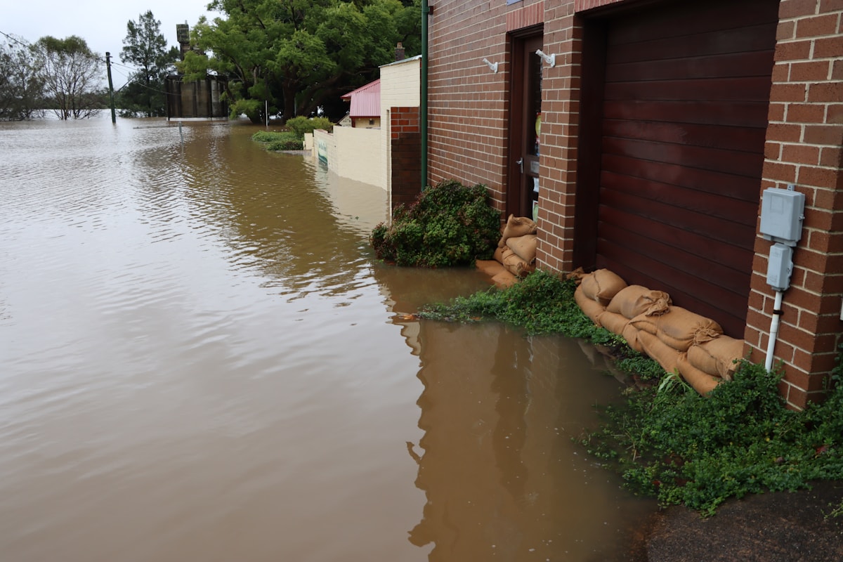 Residential flooding documented before the loss is reported